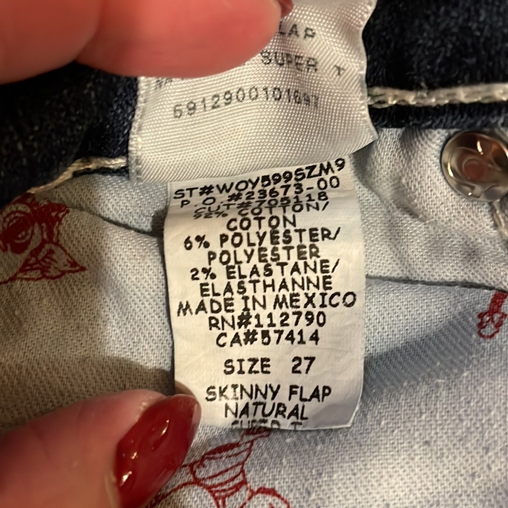 True Religion skinny flap jeans - Picture 13 of 14